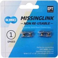 KMC Sluitschakel MissingLink e101NR EPT zilver single v(2) - thumbnail