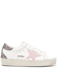 Golden Goose baskets Hi Star à paillettes - Blanc