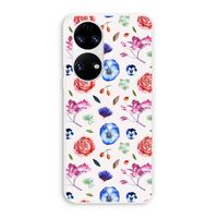 Bloemetjes: Huawei P50 Transparant Hoesje
