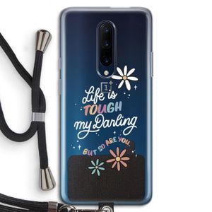 Tough Life: OnePlus 7 Pro Transparant Hoesje met koord