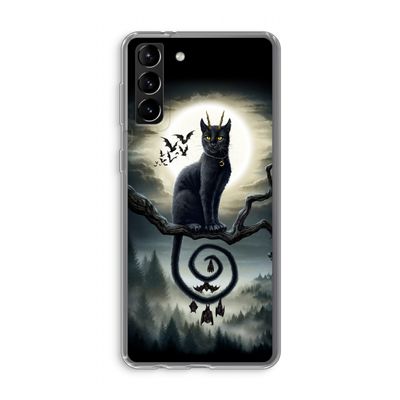 Moonlight Companions: Samsung Galaxy S21 Plus Transparant Hoesje