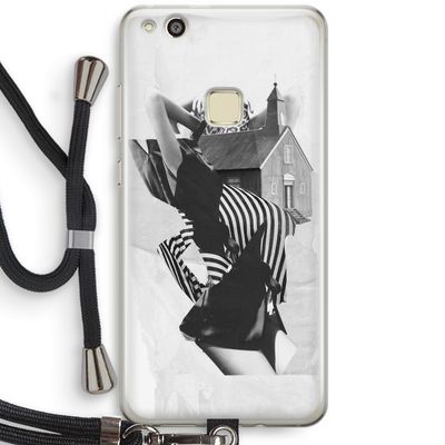 House: Huawei Ascend P10 Lite Transparant Hoesje met koord