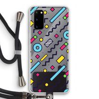 8-bit N°8: Samsung Galaxy S20 Transparant Hoesje met koord