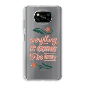 Optimistic flower girl: Xiaomi Poco X3 Pro Transparant Hoesje