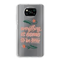Optimistic flower girl: Xiaomi Poco X3 Pro Transparant Hoesje