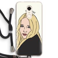 Mary Kate: Xiaomi Redmi 5 Transparant Hoesje met koord