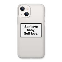 Self love: iPhone 13 Transparant Hoesje