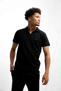 Aspact Leather 1.0 Polo Heren Zwart - Maat S - Kleur: Zwart | Soccerfanshop