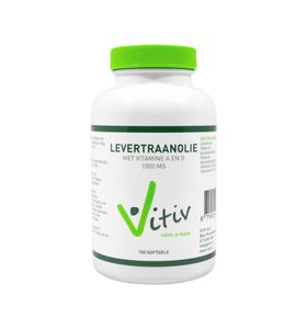 Levertraanolie 1000mg vitamine A D