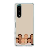 Girls girls girls: Sony Xperia 5 III Transparant Hoesje