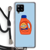 Ultra Sensitive: Samsung Galaxy A42 5G Transparant Hoesje met koord