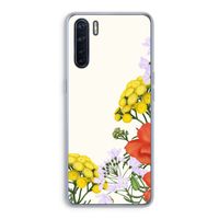 Wilde bloemen: Oppo A91 Transparant Hoesje