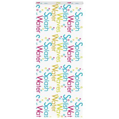 Doucherolgordijn met cassette 90x240 cm stofbreedte 86 cm
