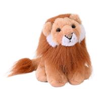 Wild Republic Leeuw pluche knuffel 13 cm knuffeldier