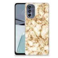 Motorola Moto G62 5G | TPU | Siliconen hoesje | Marmer Goud
