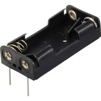 TRU COMPONENTS TC-13220572 Batterijhouder 2 AAA (potlood) Contactpolen (l x b x h) 51 x 24 x 12 mm