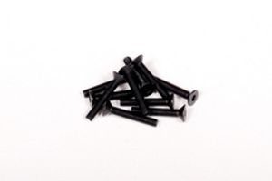 M3x18mm Hex Socket Flat Head (Black) (10pcs) (AXA148)