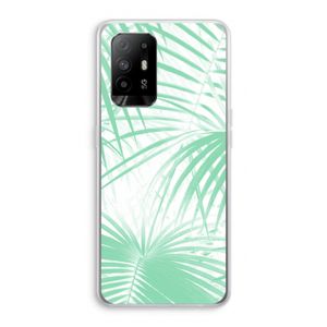 Palmbladeren: Oppo A94 5G Transparant Hoesje