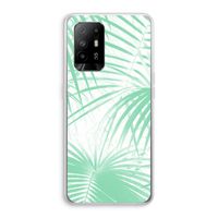 Palmbladeren: Oppo A94 5G Transparant Hoesje