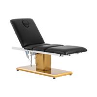 Behandelstoel - 300 W - 190 x 65 x 60 - 76 cm - 200 kg - zwart/goud
