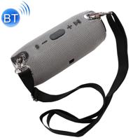 Portable Bluetooth V4.1 Stereo Speaker with Strap Built-in MIC Support TF Card & AUX IN Bluetooth Distance: 10m(Grey)