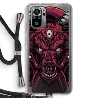 Hell Hound and Serpents: Xiaomi Redmi Note 10S Transparant Hoesje met koord
