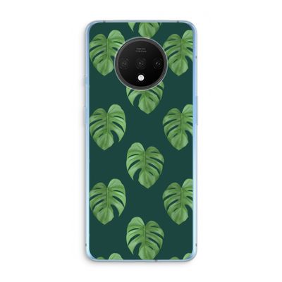 Monstera leaves: OnePlus 7T Transparant Hoesje