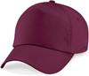 Beechfield CB10B Junior Original 5 Panel Cap - Burgundy - One Size