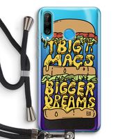 Big Macs Bigger Dreams: Huawei P30 Lite Transparant Hoesje met koord