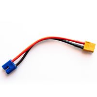 XT60 Laadkabel EC3 14AWG silicone kabel - thumbnail