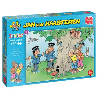 Verstoppertje- Jan van Haasteren Junior Puzzel 150 Stukjes