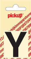 Plakletter Helvetica 40 mm Sticker zwarte letter y - Pickup