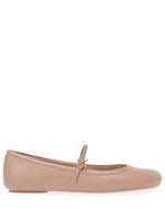 Gianvito Rossi ballerines Carla en cuir - Tons neutres - thumbnail