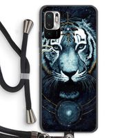 Darkness Tiger: Xiaomi Redmi Note 10 5G Transparant Hoesje met koord