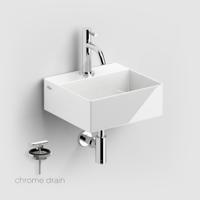 Fonteinset Clou New Flush 1 Incl. Toebehoren 9x28 cm Glanzend Wit Clou
