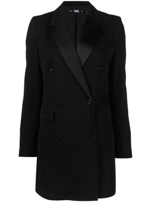 Karl Lagerfeld blazer à boutonnière croisée - Noir