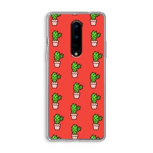 Mini cactus: OnePlus 8 Transparant Hoesje