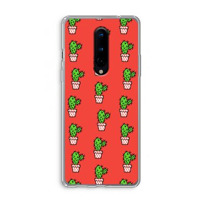 Mini cactus: OnePlus 8 Transparant Hoesje