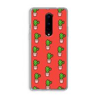 Mini cactus: OnePlus 8 Transparant Hoesje