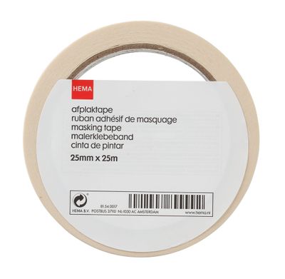 HEMA Afplaktape 25mm X 25m