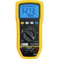 Chauvin Arnoux C.A 5273 Multimeter Digitaal Spatdicht (IP54) CAT III 1000 V, CAT IV 600 V Weergave (counts): 6000