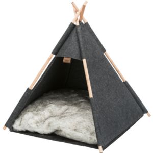 TRIXIE SCHUILPLAATS TIPI VILT ANTRACIET 70X70X70 CM