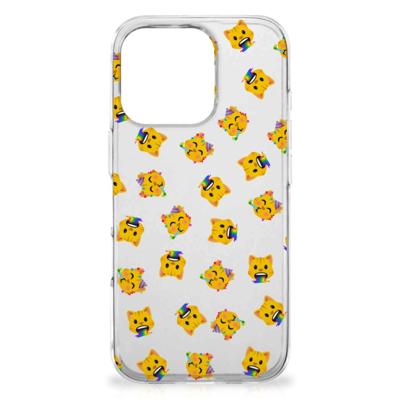 TPU bumper voor iPhone 16 Pro Katten Emojis TPU bumper voor iPhone 16 Pro Katten Emojis