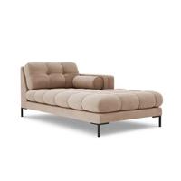 Cosmopolitan Design Bali Chaise Longue Rechts - Taupe / Zwart