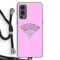 Home Is Where The Wifi Is: OnePlus Nord 2 5G Transparant Hoesje met koord