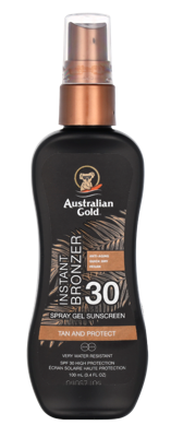 Australian Gold Spray Gel Instant Bronzer SPF30 100 ml