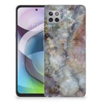 Motorola Moto G 5G | TPU | Siliconen hoesje | Marmer Grijs
