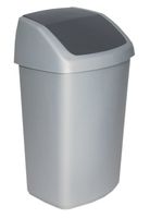 Curver swing bin 50 liter zilver/antraciet - thumbnail