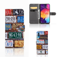 Samsung Galaxy A50 Telefoonhoesje met foto Kentekenplaten - thumbnail