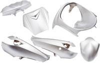 Plaatset 6-delig Edge voor Peugeot Vivacity tot bouwjaar 2008 - zilver metallic